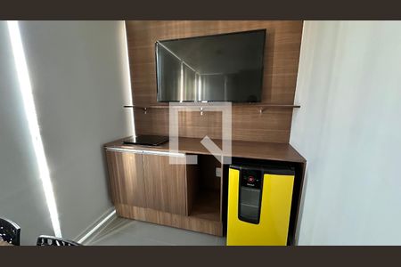 Varanda da Sala/cozinha de apartamento para alugar com 1 quarto, 38m² em Campo Belo, São Paulo