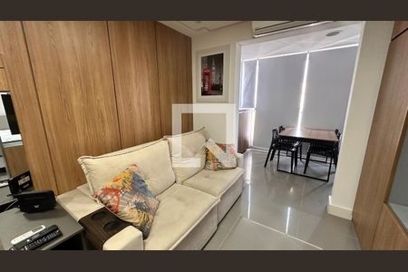 Sala/cozinha de apartamento para alugar com 1 quarto, 38m² em Campo Belo, São Paulo