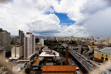 Vista da Sacada de apartamento à venda com 1 quarto, 37m² em Liberdade, São Paulo