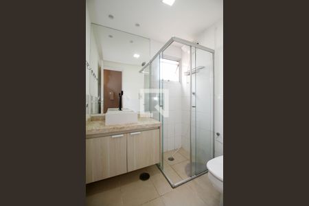 Banheiro de apartamento para alugar com 1 quarto, 28m² em Jardim Paulista, São Paulo