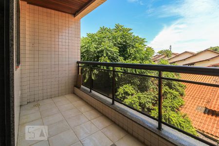 Varanda da Sala de apartamento à venda com 4 quartos, 178m² em Taquara, Rio de Janeiro