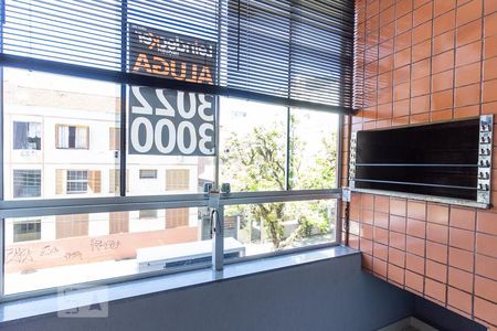 Varanda da Sala de apartamento à venda com 1 quarto, 59m² em São João, Porto Alegre