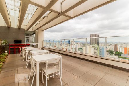 Studio para alugar com 35m², 1 quarto e 1 vagaTerraço