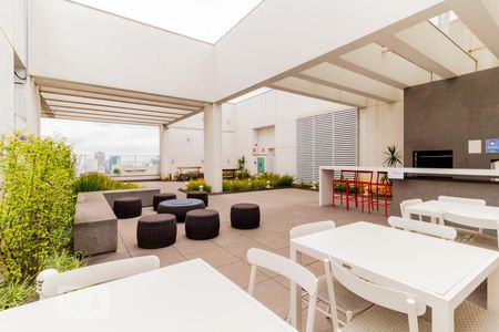 Studio para alugar com 35m², 1 quarto e 1 vagaChurrasqueira