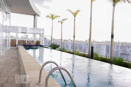 Área comum - Piscina de apartamento para alugar com 1 quarto, 45m² em Santa Efigênia, São Paulo