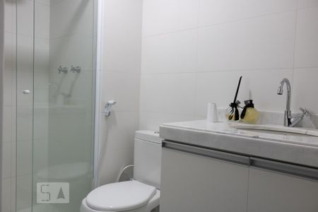 Banheiro de apartamento para alugar com 1 quarto, 45m² em Santa Efigênia, São Paulo