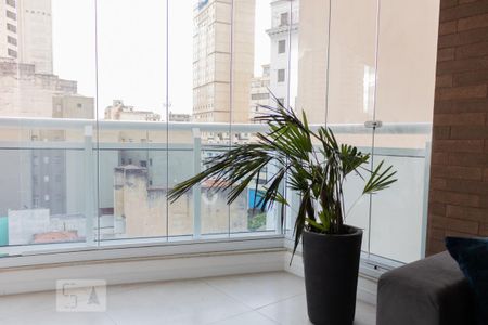 Varanda de apartamento para alugar com 1 quarto, 45m² em Santa Efigênia, São Paulo
