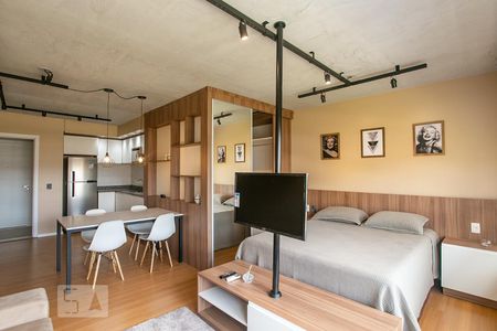Sala/Quarto/Cozinha de kitnet/studio à venda com 1 quarto, 42m² em Partenon, Porto Alegre