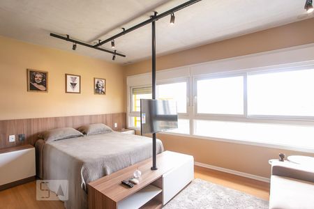 Sala/Quarto/Cozinha de kitnet/studio à venda com 1 quarto, 42m² em Partenon, Porto Alegre