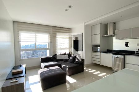 Sala de apartamento para alugar com 1 quarto, 43m² em Melville Empresarial Ii, Barueri