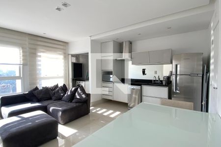 Sala de apartamento para alugar com 1 quarto, 43m² em Melville Empresarial Ii, Barueri