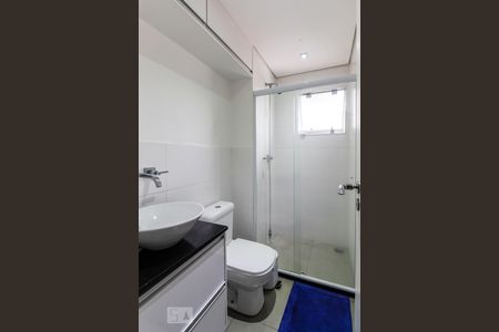 Banheiro de kitnet/studio à venda com 1 quarto, 37m² em Vila Augusta, Guarulhos