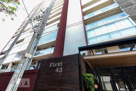 Studio para alugar com 37m², 1 quarto e 1 vagaFachada