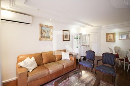 Sala de apartamento para alugar com 3 quartos, 130m² em Indianópolis, São Paulo