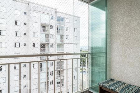 Varanda da Sala de apartamento à venda com 3 quartos, 67m² em Vila Jacuí, São Paulo