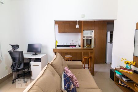 Sala de apartamento para alugar com 1 quarto, 32m² em Estácio, Rio de Janeiro