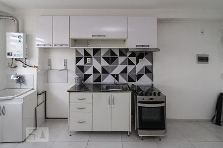 Cozinha de apartamento à venda com 1 quarto, 33m² em Jardim Brasília (zona Norte), São Paulo
