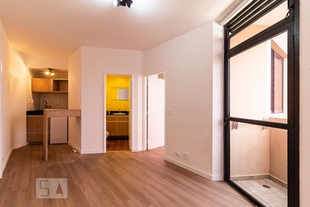 Sala de apartamento para alugar com 1 quarto, 30m² em Indianópolis, São Paulo