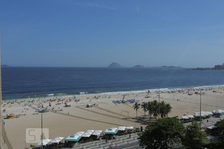 Vista do Quarto de apartamento para alugar com 1 quarto, 35m² em Copacabana, Rio de Janeiro