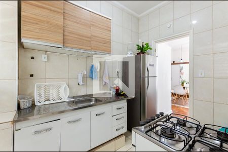 Cozinha de apartamento para alugar com 1 quarto, 42m² em Boqueirão, Santos