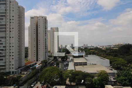 Vista janela da sala de apartamento para alugar com 1 quarto, 37m² em Jurubatuba, São Paulo