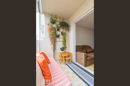 Varanda da Sala de apartamento para alugar com 3 quartos, 62m² em Jardim Celeste, São Paulo