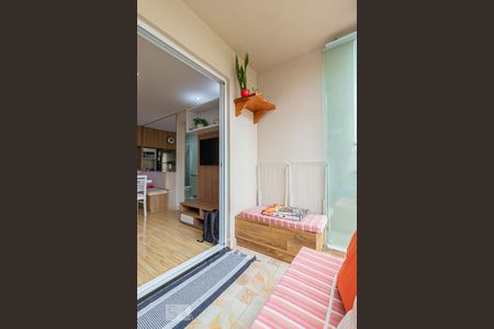 Varanda da Sala de apartamento para alugar com 3 quartos, 62m² em Jardim Celeste, São Paulo