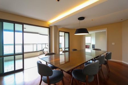Sala de jantar de apartamento para alugar com 3 quartos, 225m² em Jardim Fonte do Morumbi, São Paulo
