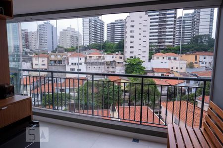 Varanda de apartamento à venda com 2 quartos, 68m² em Vila Anglo Brasileira, São Paulo
