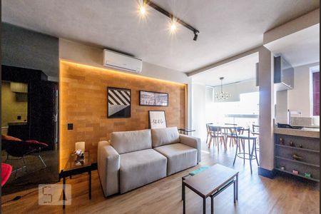 Sala de apartamento à venda com 1 quarto, 51m² em Cambuí, Campinas