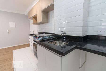 Sala / Cozinha / Lavanderia de apartamento à venda com 2 quartos, 40m² em Sítio da Figueira, São Paulo