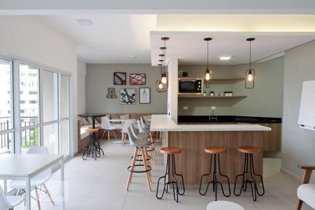 Studio à venda com 45m², 1 quarto e 2 vagasÁrea comum - Salão de festas