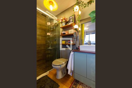 Banheiro de kitnet/studio à venda com 1 quarto, 26m² em Bela Vista, São Paulo