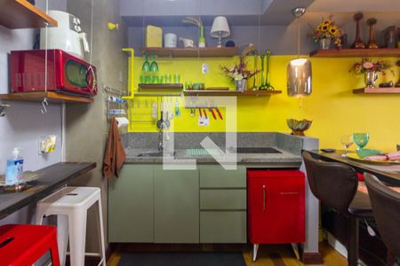 Studio à venda com 26m², 1 quarto e sem vagaCozinha