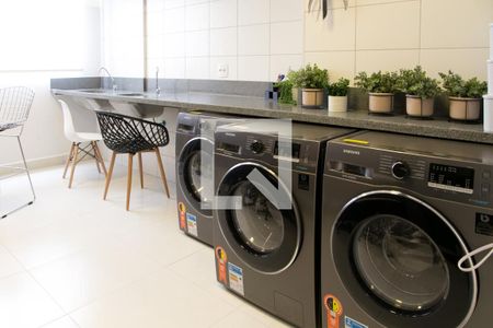 Studio à venda com 26m², 1 quarto e sem vagaLavanderia