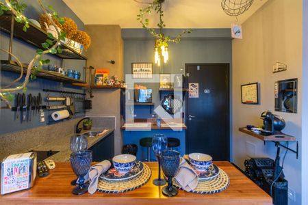 Studio à venda com 26m², 1 quarto e sem vagaCozinha