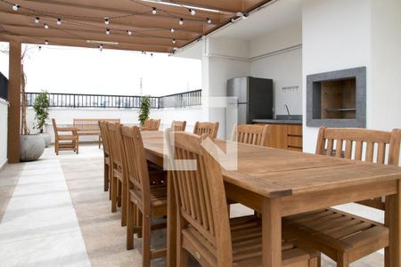 Studio à venda com 26m², 1 quarto e sem vagaChurrasqueira