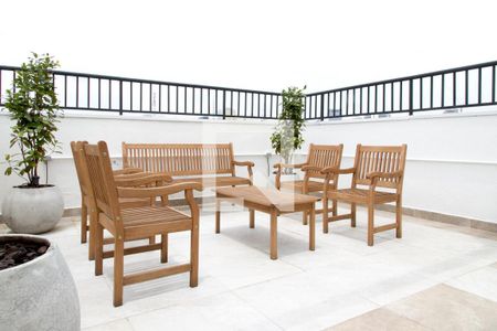 Studio à venda com 26m², 1 quarto e sem vagaTerraço