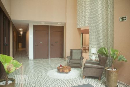 Recepção de apartamento à venda com 1 quarto, 36m² em Santa Cecília, São Paulo