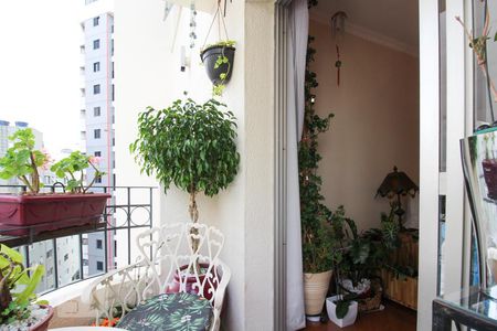 Varanda Sala  de apartamento à venda com 3 quartos, 110m² em Indianópolis, São Paulo