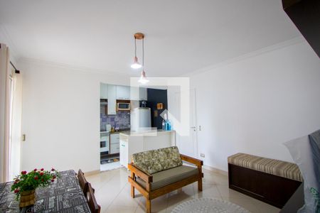 Sala de apartamento à venda com 2 quartos, 55m² em Jardim Bela Vista, Santo André