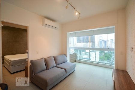Sala de apartamento para alugar com 1 quarto, 40m² em Pinheiros, São Paulo