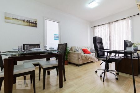 Sala de apartamento para alugar com 1 quarto, 46m² em Cidade Monções, São Paulo