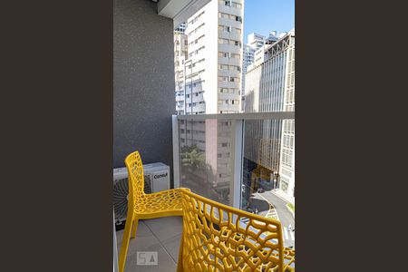 Varanda de kitnet/studio à venda com 1 quarto, 20m² em Centro, São Paulo