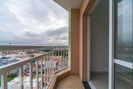 Varanda da Sala de apartamento para alugar com 2 quartos, 60m² em Vila Valparaíso, Santo André