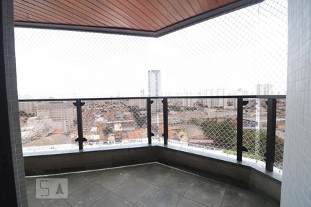 Sacada da sala de apartamento à venda com 4 quartos, 168m² em Mooca, São Paulo