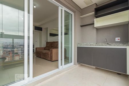 Sacada da Sala de apartamento para alugar com 1 quarto, 40m² em Ipiranga, São Paulo