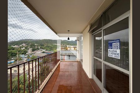 Sala - Varanda  de apartamento para alugar com 2 quartos, 98m² em Pechincha, Rio de Janeiro