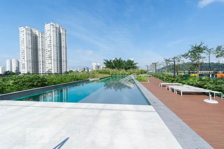 Studio para alugar com 58m², 1 quarto e 1 vagaÁrea Piscina 