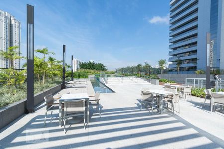 Studio para alugar com 58m², 1 quarto e 1 vagaÁrea Piscina 
